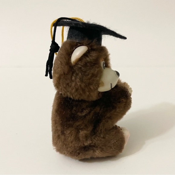 Vintage Graduation Teddy Bear Hugger Doll Figure - Picture 13 of 16